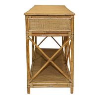 Cayman Large 2 Draw Rattan Console