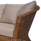 Cayman Rattan 3 Seat Hamptons Sofa W/Neige Cushions