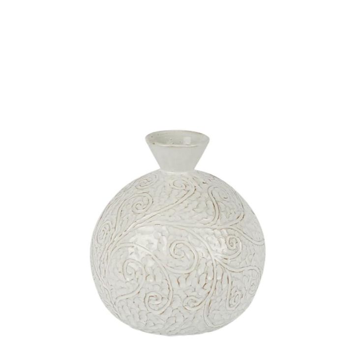 Meander Vase White