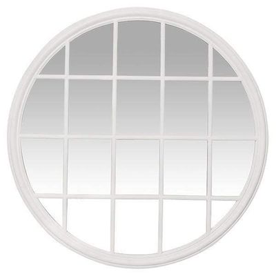 Hamptons Round Mirror 1.2x1.2m White