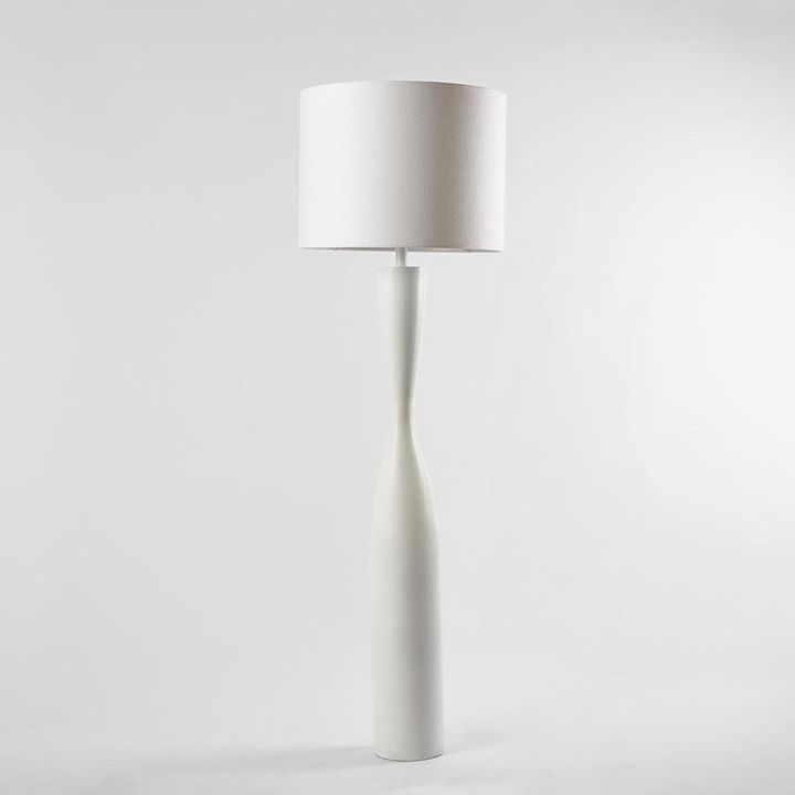 Callum Floor Lamp Base White- Base Only