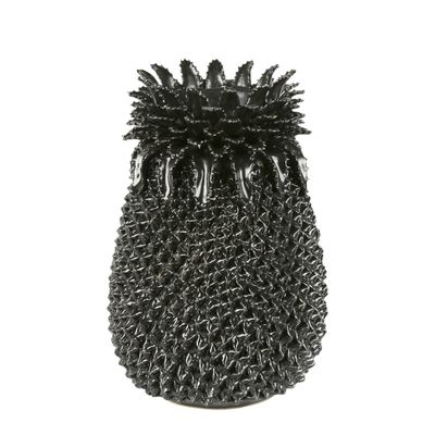 Pineapple Vase Black