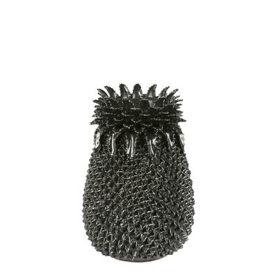 Pineapple Vase Black