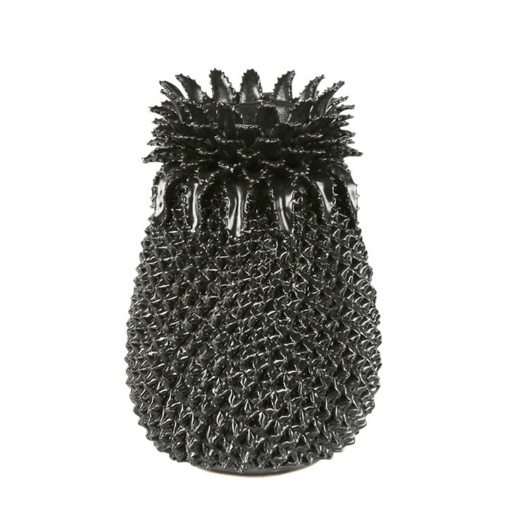 Pineapple Vase Black