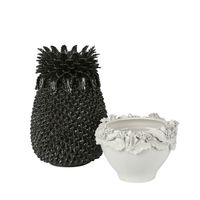 Pineapple Vase Black