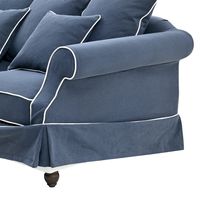 Slip Cover Only - Avalon Hamptons 2 Seat Sofa Navy