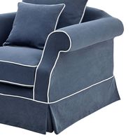 Slip Cover Only - Avalon Hamptons Armchair Navy