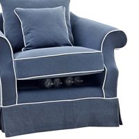 Slip Cover Only - Avalon Hamptons Armchair Navy