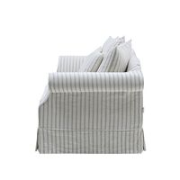 Slip Cover Only - Avalon Hamptons 2 Seat Sofa Stone Stripe