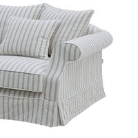 Slip Cover Only - Avalon Hamptons 2 Seat Sofa Stone Stripe