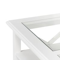 Sorrento Hamptons Square 120cm Coffee Table White