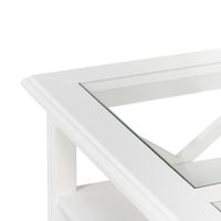 Sorrento Hamptons Square 120cm Coffee Table White