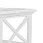 Sorrento Large Glass Coffee Table White