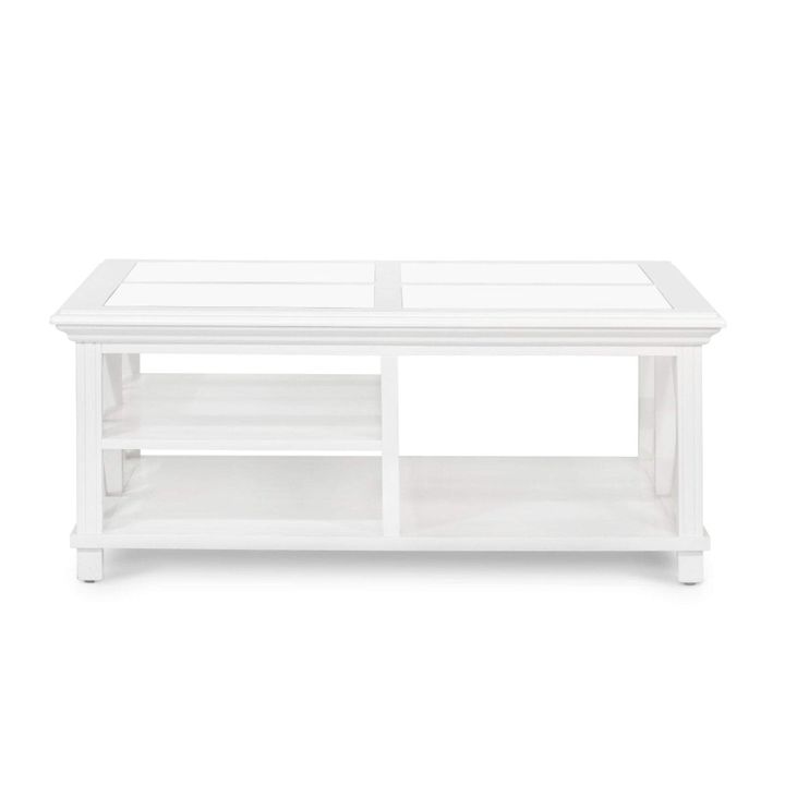 Sorrento Hamptons Square 120cm Coffee Table White