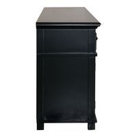 Sorrento 4 Door Hamptons 188cm Buffet Black