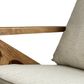 Ash Wood Chair W/Natural Cream Cushions