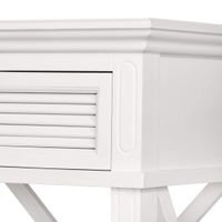 West Beach 2 Drawer Hamptons 130cm Console White