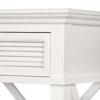 West Beach 2 Drawer Hamptons 130cm Console White