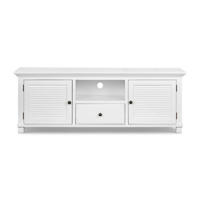 West Beach Hamptons Media Unit White Small