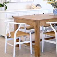 Balmoral Extendable 3.1 m Hamptons Oakwood Dining Table