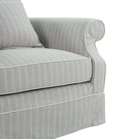 Slip Cover Only - Avalon Hamptons Armchair Cloud Stripe
