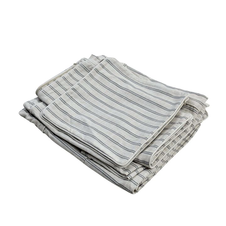 Armchair Slip Cover - Avalon Cloud Stripe