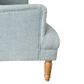 Bayside Pistachio Button Tufted Winged Armchair