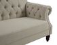 Vaucluse Buttoned 3 Seat Sofa Beige