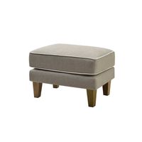 Bondi Hamptons Ottoman Natural Stripe