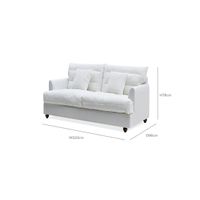 Byron 3 Seat Naked Sofa - Base & Cushion Inserts Only