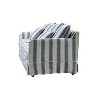 Slip Cover Only - Byron Hamptons 2.5 Seat Sofa Blue Sky