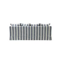 Slip Cover Only - Byron Hamptons 2.5 Seat Sofa Blue Sky