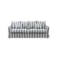 Slip Cover Only - Byron Hamptons 2.5 Seat Sofa Blue Sky