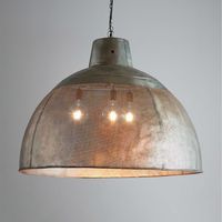 Riva Ceiling Pendant Extra Large Zinc