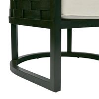 Weave Occasional ArmChair Black