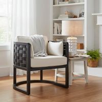 Weave Occasional ArmChair Black