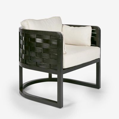 Weave Occasional ArmChair Black