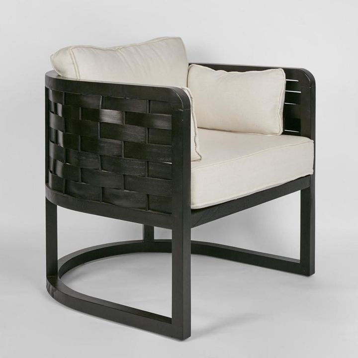 Weave Occasional ArmChair Black