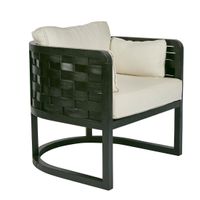 Weave Occasional ArmChair Black