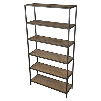 Denver Shelf Unit Dark Natural