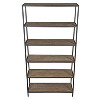 Denver Shelf Unit Dark Natural