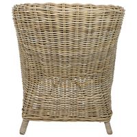 Nova Rattan Chair with Cushion -Outdoor Undercover