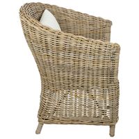 Nova Rattan Chair with Cushion -Outdoor Undercover