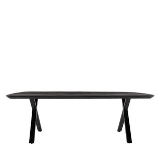 Wellington Oval Dining Table Black 240cm