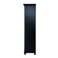 Sorrento 180cm Bookshelf Black