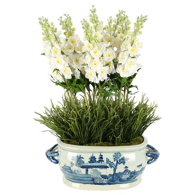 Mandy Delphinium Arrangement White