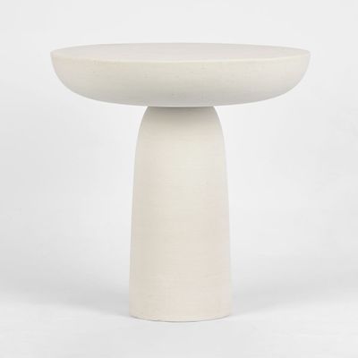 Pablo Side Table Round Chalk -Outdoor