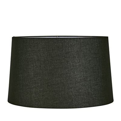 Linen Drum Lamp Shade XXL Black