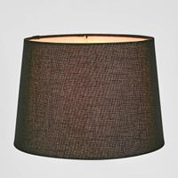 Linen Drum Lamp Shade XS Black