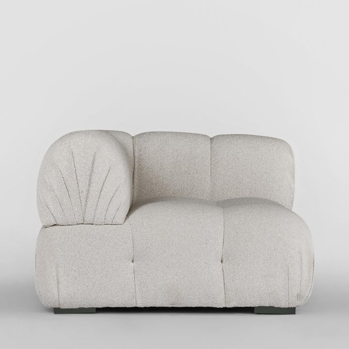 Hugo Sofa Corner Section Vanilla Boucle